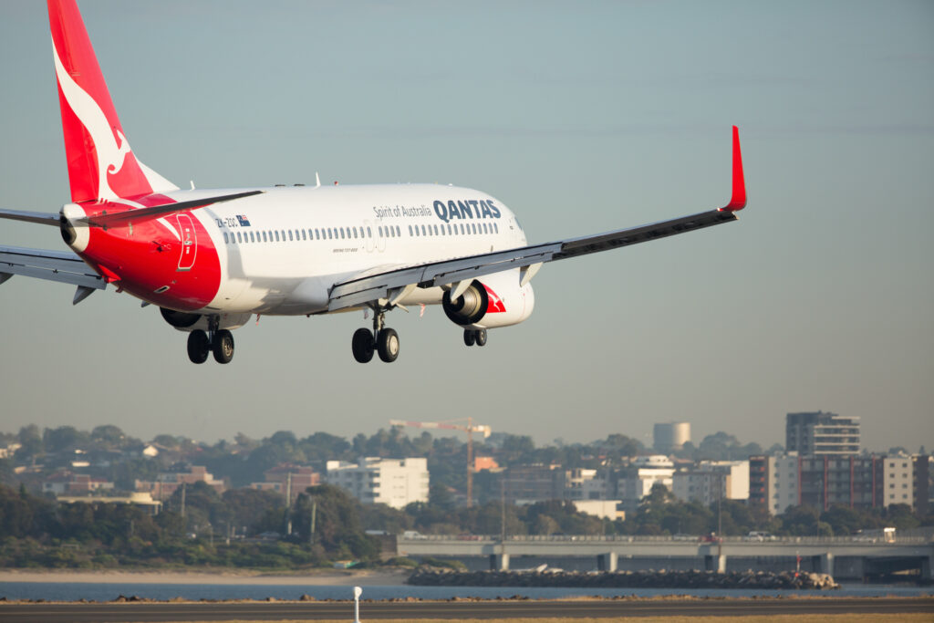Boeing 737-800 de la aerolínea australiana. Foto: Qantas